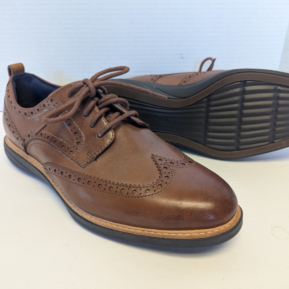 Cole Haan Brown Leather Oxford Shoes